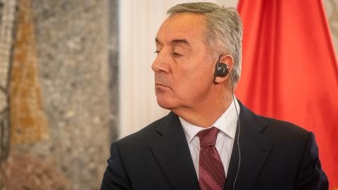 Montenegros Präsident Milo Djukanovic 