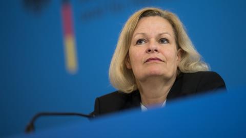 Bundesinnenministerin Nancy Faeser (SPD) 