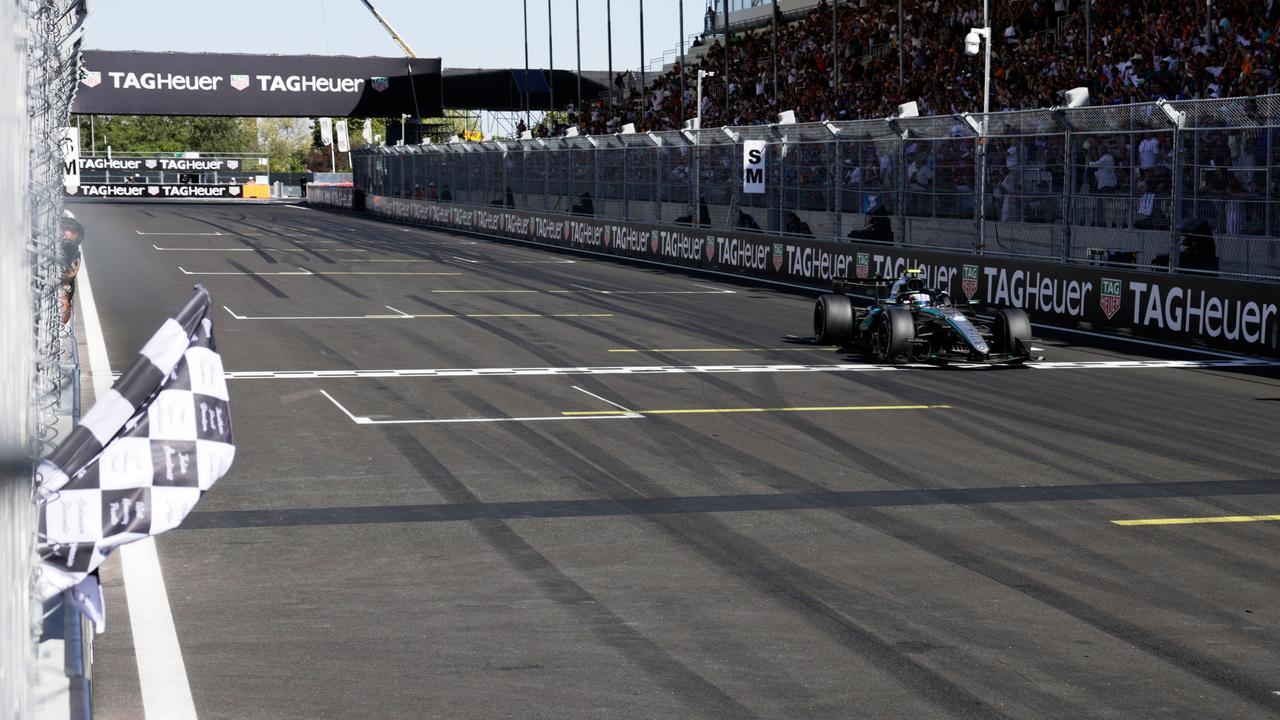 Formel 1- Pilot Andrea Kimi Antonelli auf der Strecke in Madrid.