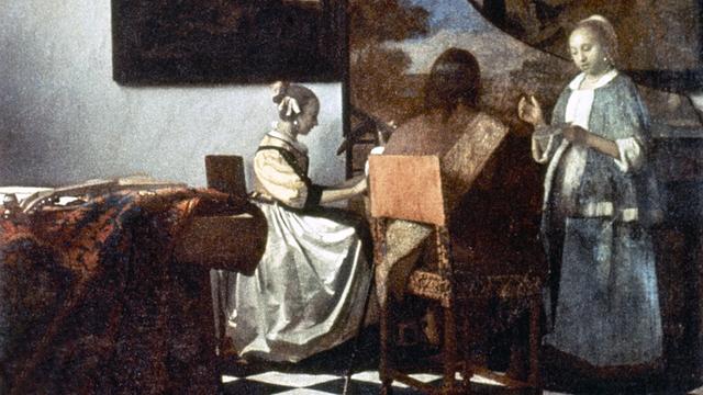 Das Gemälde 'Das Konzert' von Jan Vermeer van Delft.