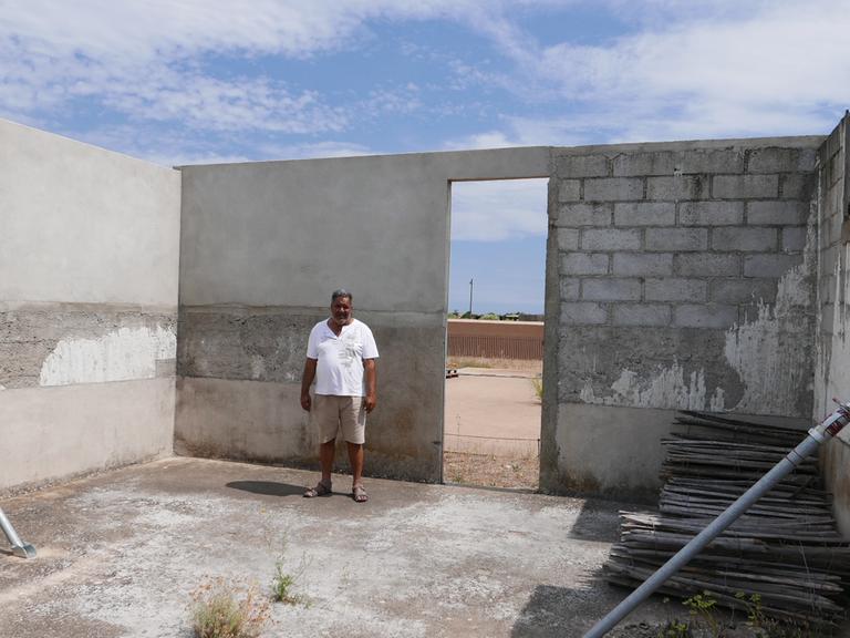 Abdelkrim Sid im Lager Rivesaltes