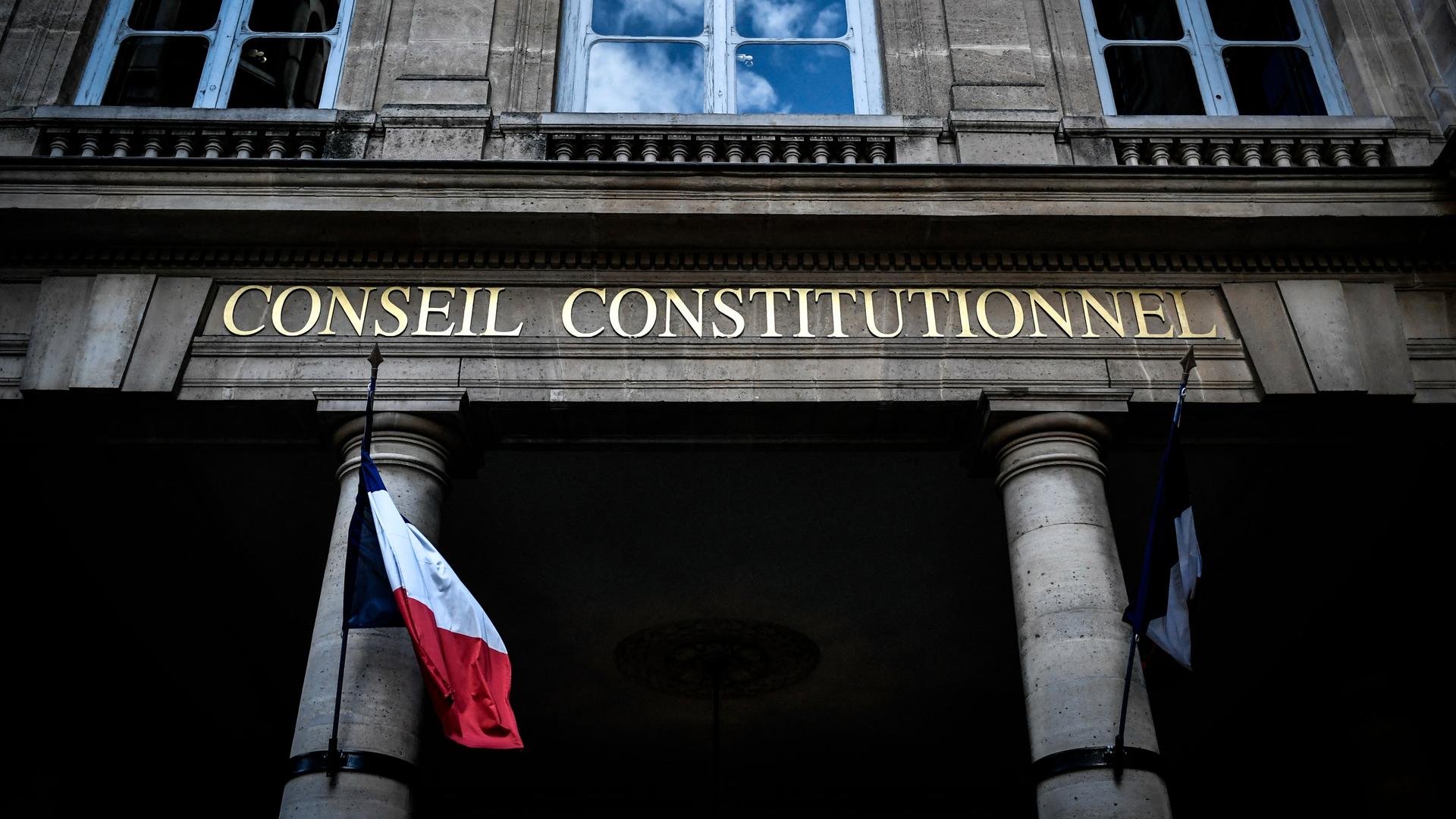 Das Bild zeigt den Eingang des Verfassungsrats in der französischen Hauptstadt Paris. Das Bild zeigt den Eingang des Verfassungsrats in der französischen Hauptstadt Paris.