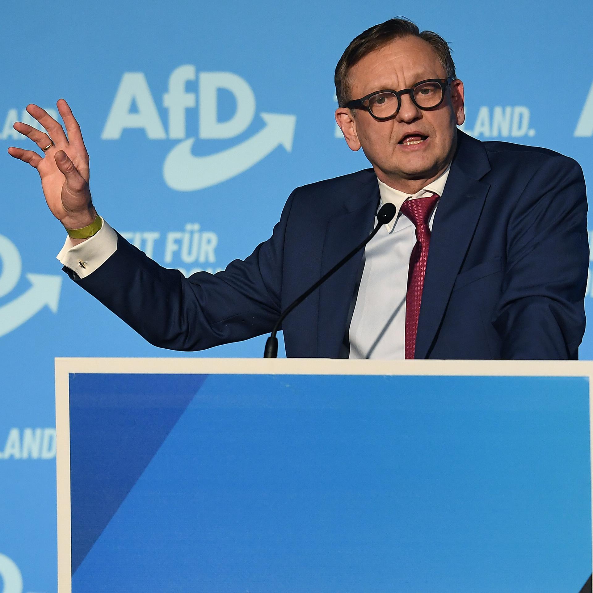 Wahlkampfveranstaltung der AfD NRW am 18.02.2025 im Eventzentrum NRW in Marl Kay Gottschalk (Stellvertretender Bundessprecher AfD)