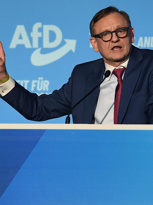 Wahlkampfveranstaltung der AfD NRW am 18.02.2025 im Eventzentrum NRW in Marl Kay Gottschalk (Stellvertretender Bundessprecher AfD)