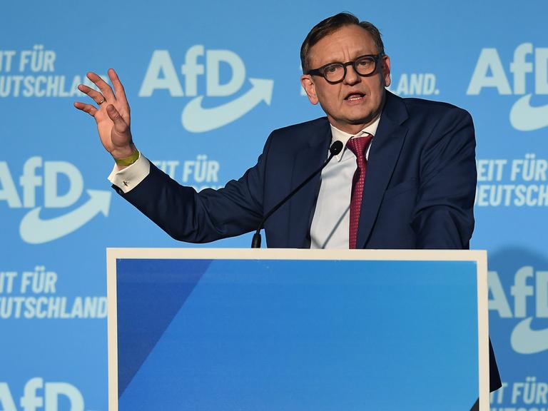 Wahlkampfveranstaltung der AfD NRW am 18.02.2025 im Eventzentrum NRW in Marl Kay Gottschalk (Stellvertretender Bundessprecher AfD)