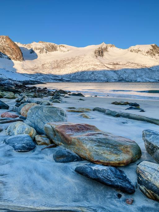 Die Küste eines norwegischen Fjords.