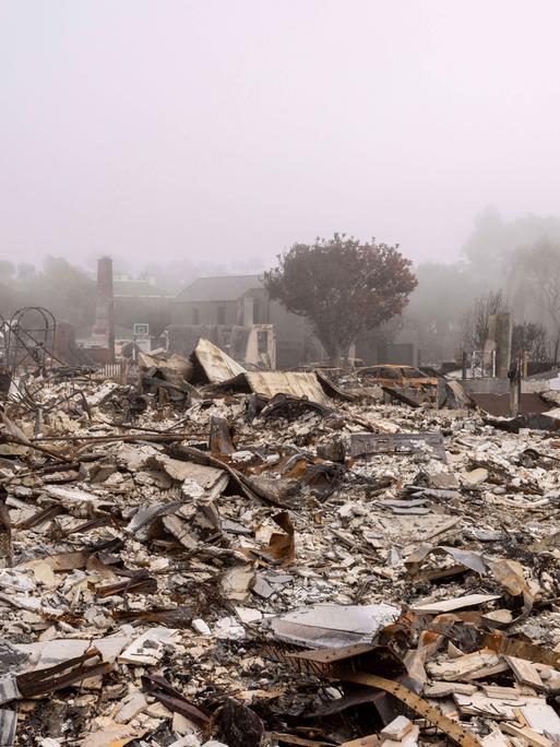Ein Bild der Zertsörung in Los Angeles.