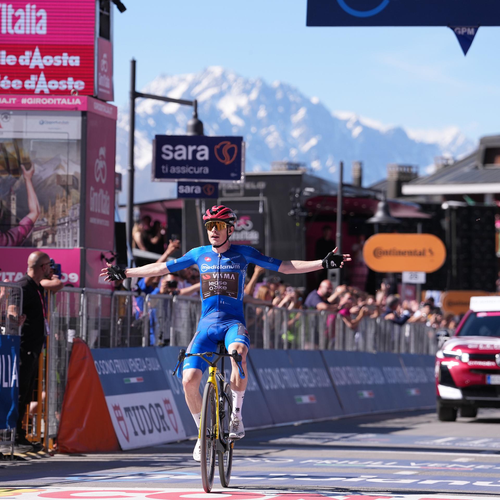 Radsport - Dritter Etappensieg für Jonas Vingegaard beim Giro d'Italia