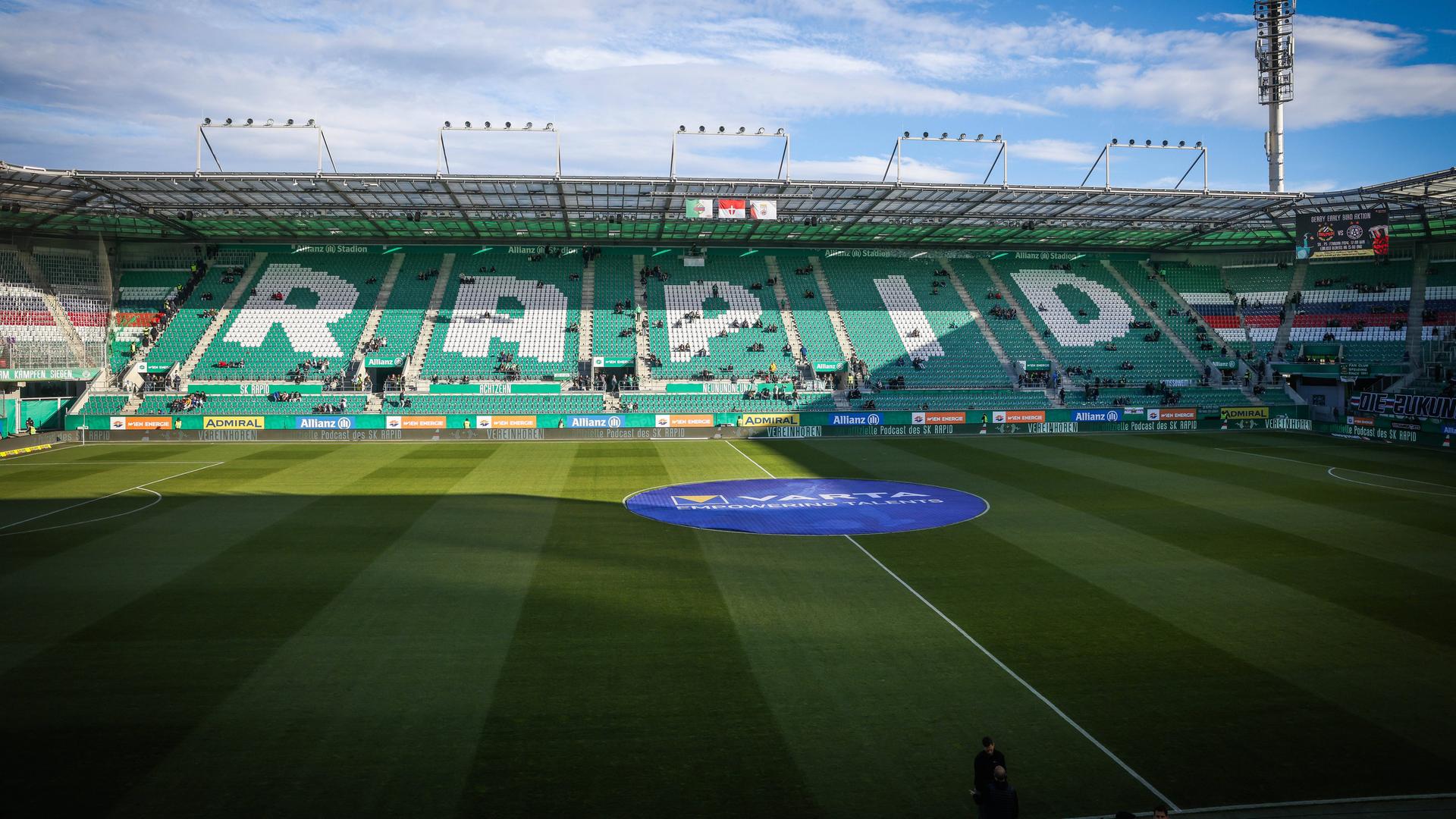 Das Stadion von Rapid Wien