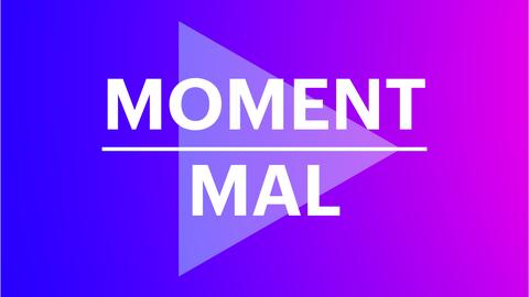 Logo des Deutschlandfunk TikTok-Kanals "Moment mal"
