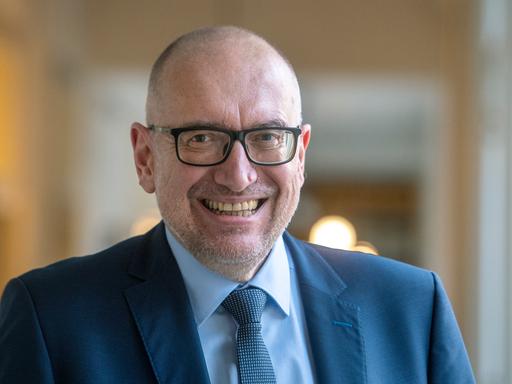 Tschechiens neuer Europaminister Mikuláš Bek bei seiner Amtseinführung am 18.12.2021