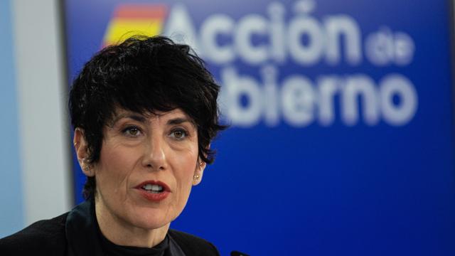 Die spanische Ministerin für Migration, Elma Saiz.
