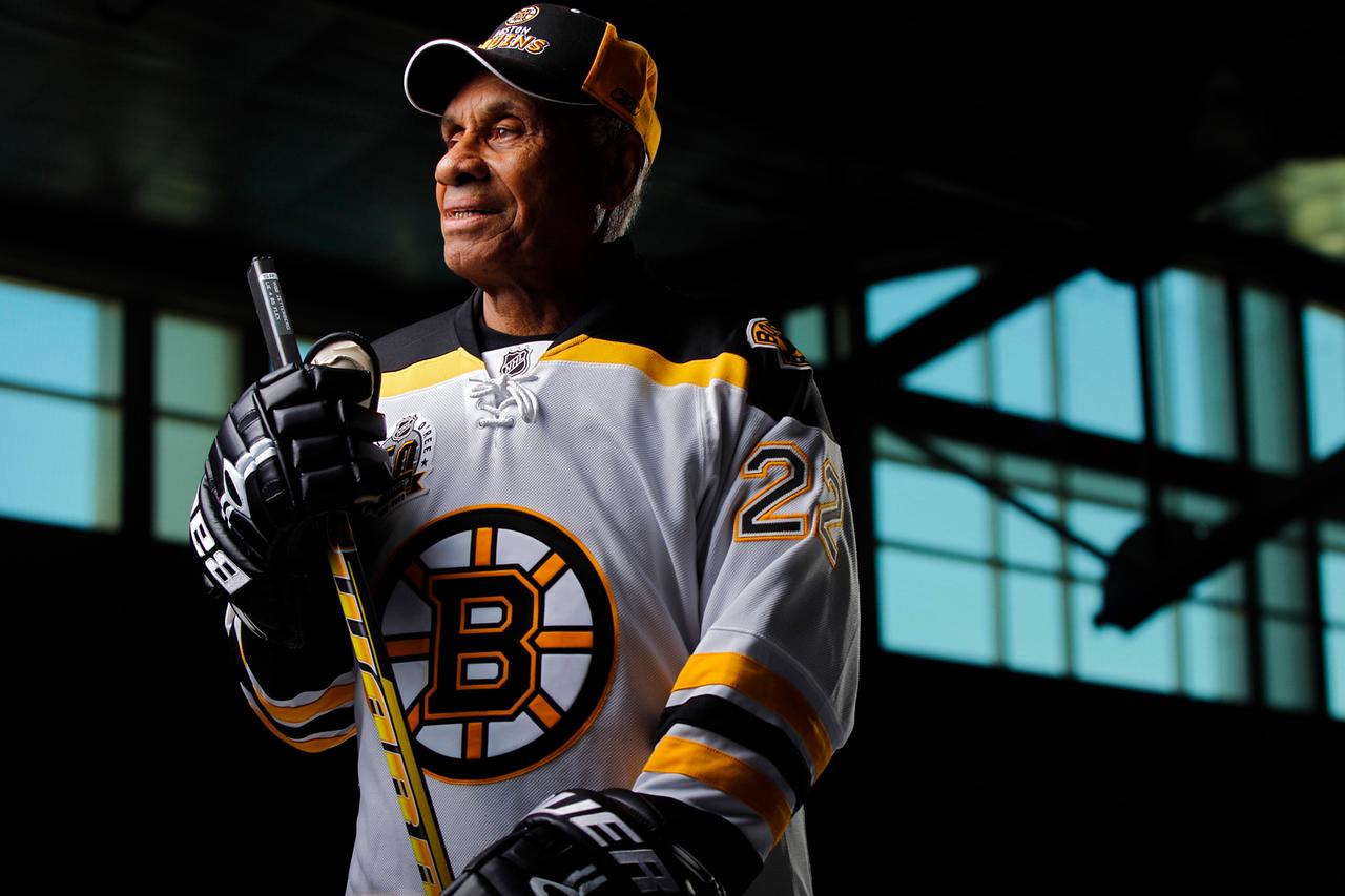 February 4, 2013, San Diego, California, United States: February 4, 2013_San Diego _ California_USA_ Willie O Ree was the first black man to play in the NHL in 1958, shown here at the Joan Kroc Center. _Mandatory Photo Credit: /UT San Diego/Copyright 2013 U-T San Diego San Diego United States - ZUMAs44_ 20130204_zaf_s44_008 Copyright: xK.C.xAlfredx 