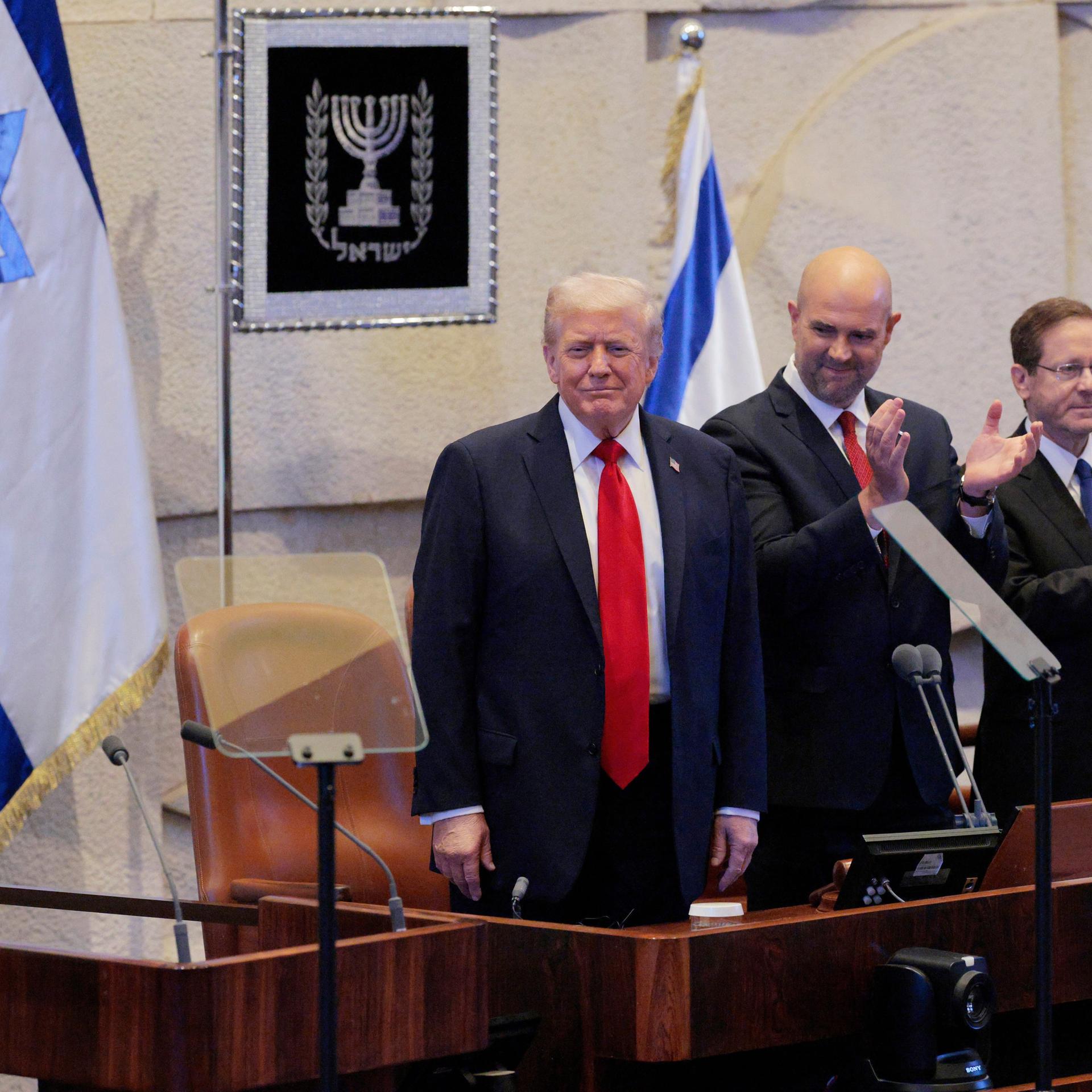 US-Präsident vor der Knesset - Trump: Neue Ära in Nahem Osten