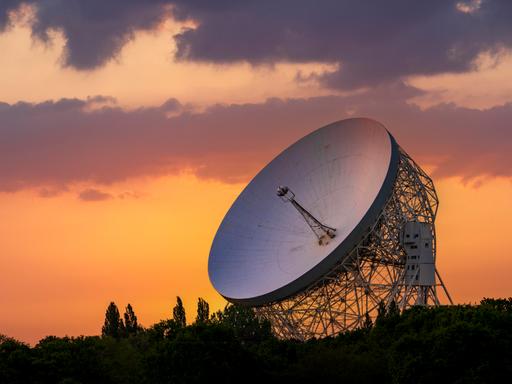 Europäisches Riesenradioteleskop in England.