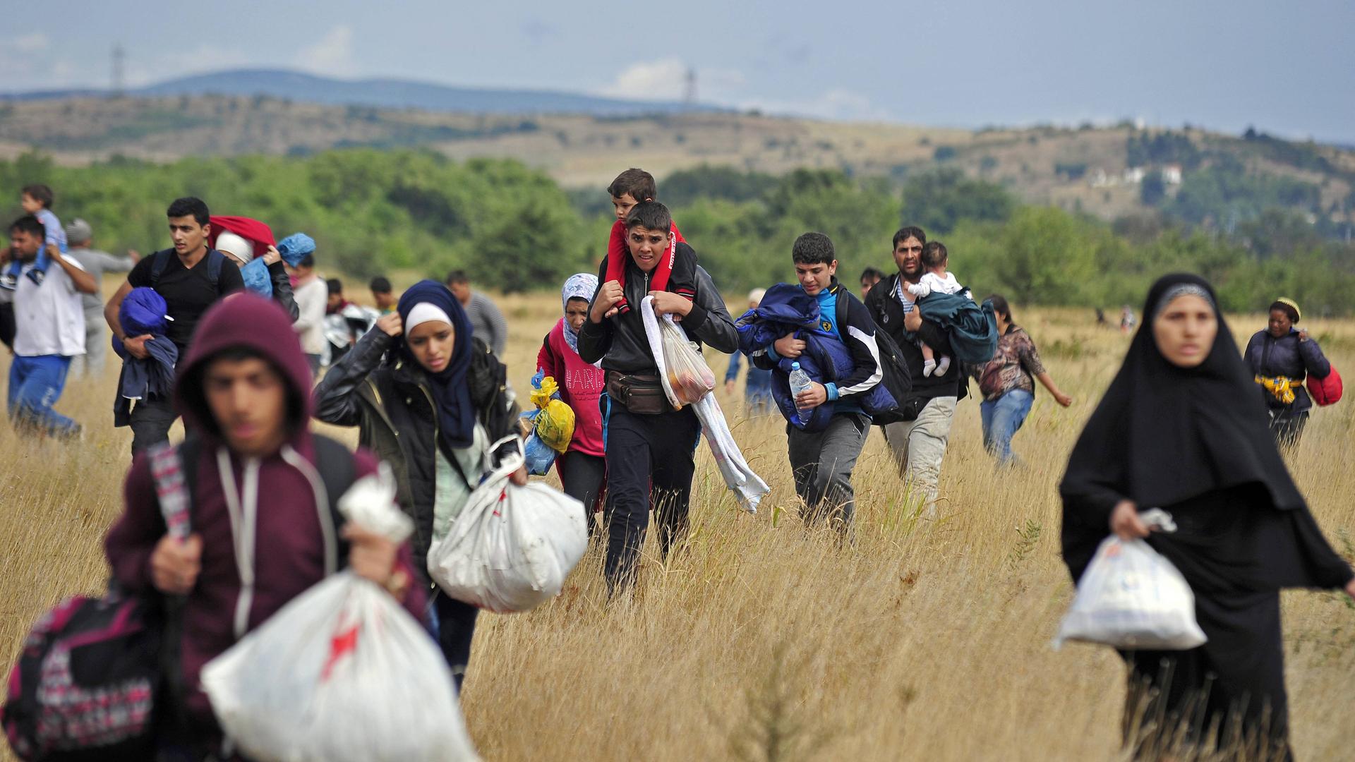 Flüchtlinge und Migranten versuchen auf der Balkanroute nach Mittel- und Nordeuropa zu kommen. 