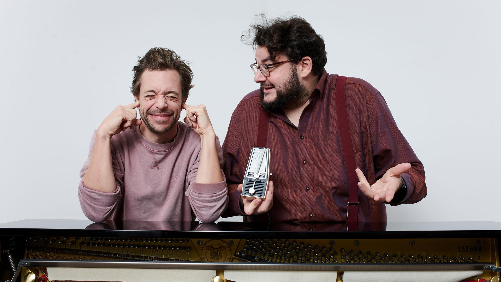 Axel Ranisch und Gastmoderator Tobias Krell Axel Ranisch und Gastmoderator Tobias Krell