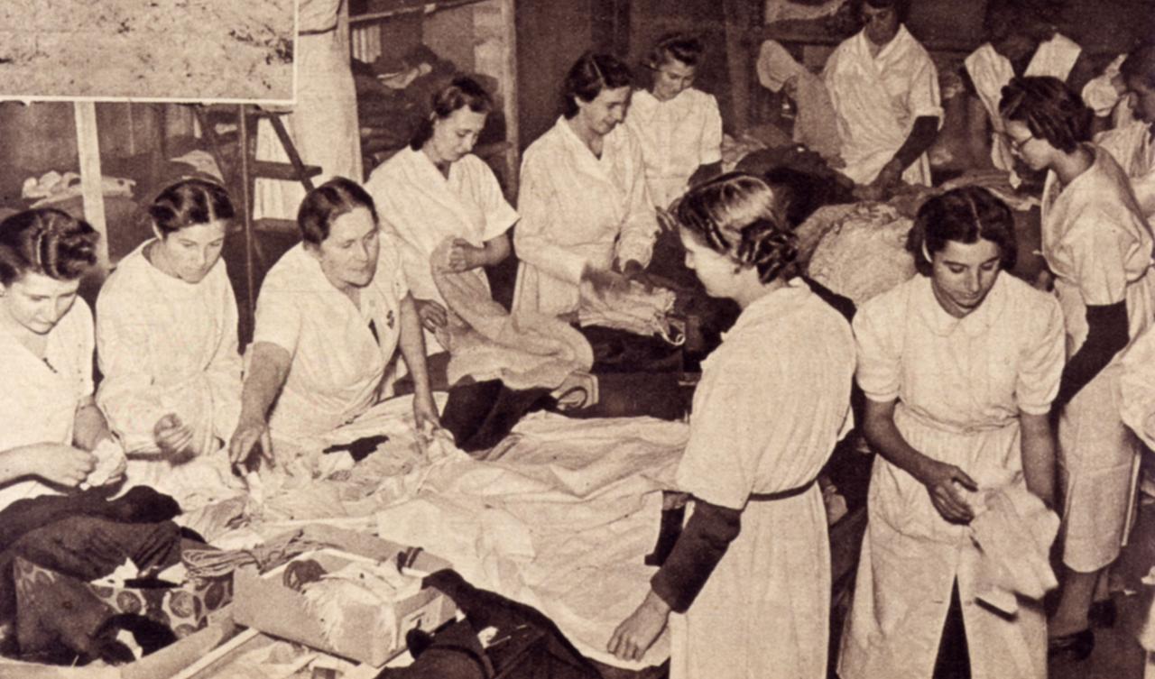 NS-Frauenwerk im Einsatz 1940