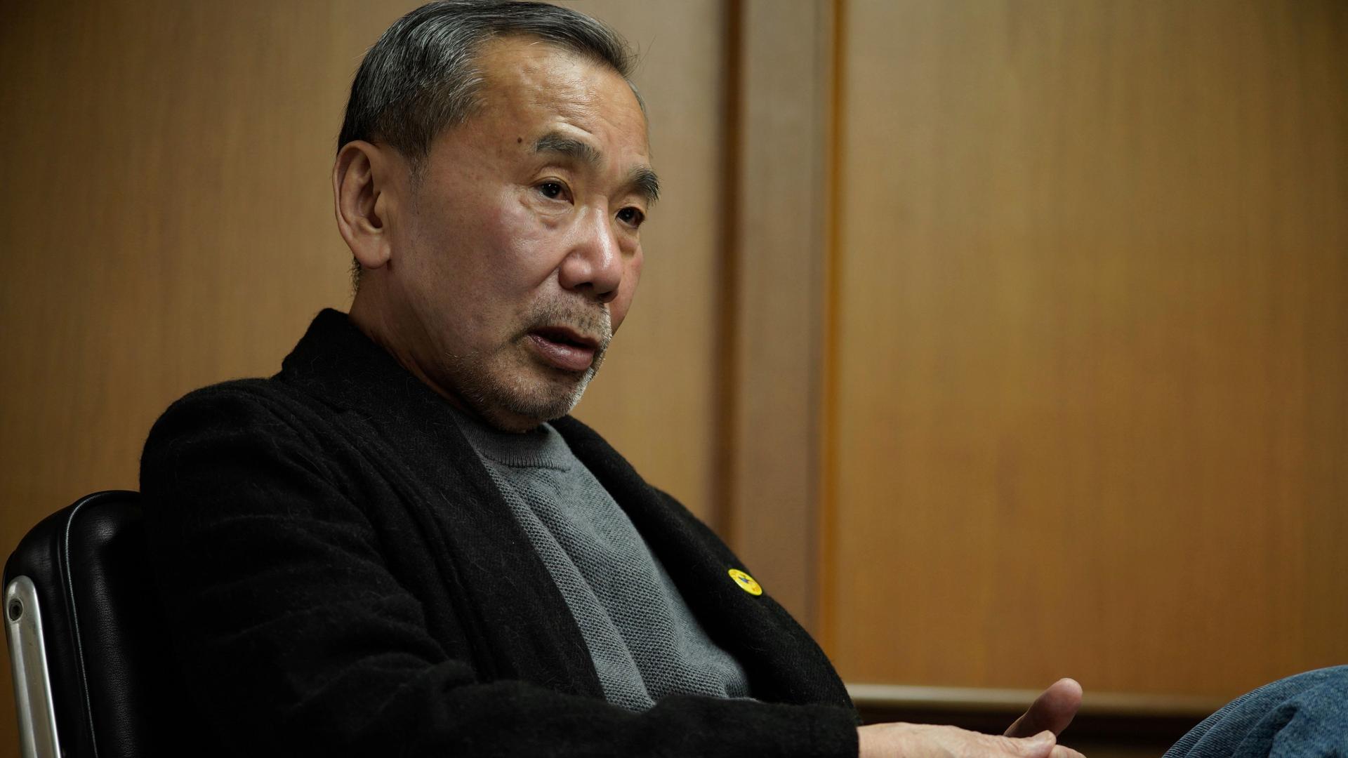 Der japanische Schriftsteller Haruki Murakami Der japanische Schriftsteller Haruki Murakami