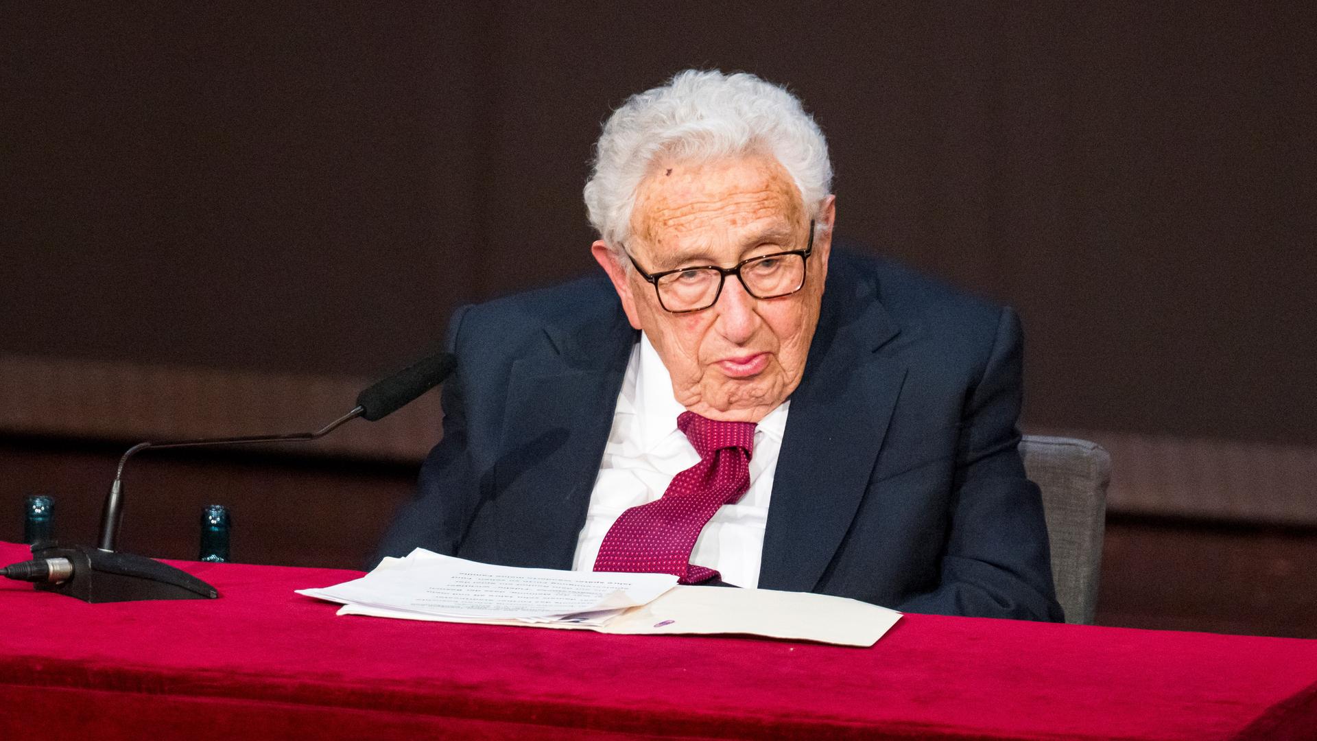 Der frühere amerikanische Außenminister Kissinger.