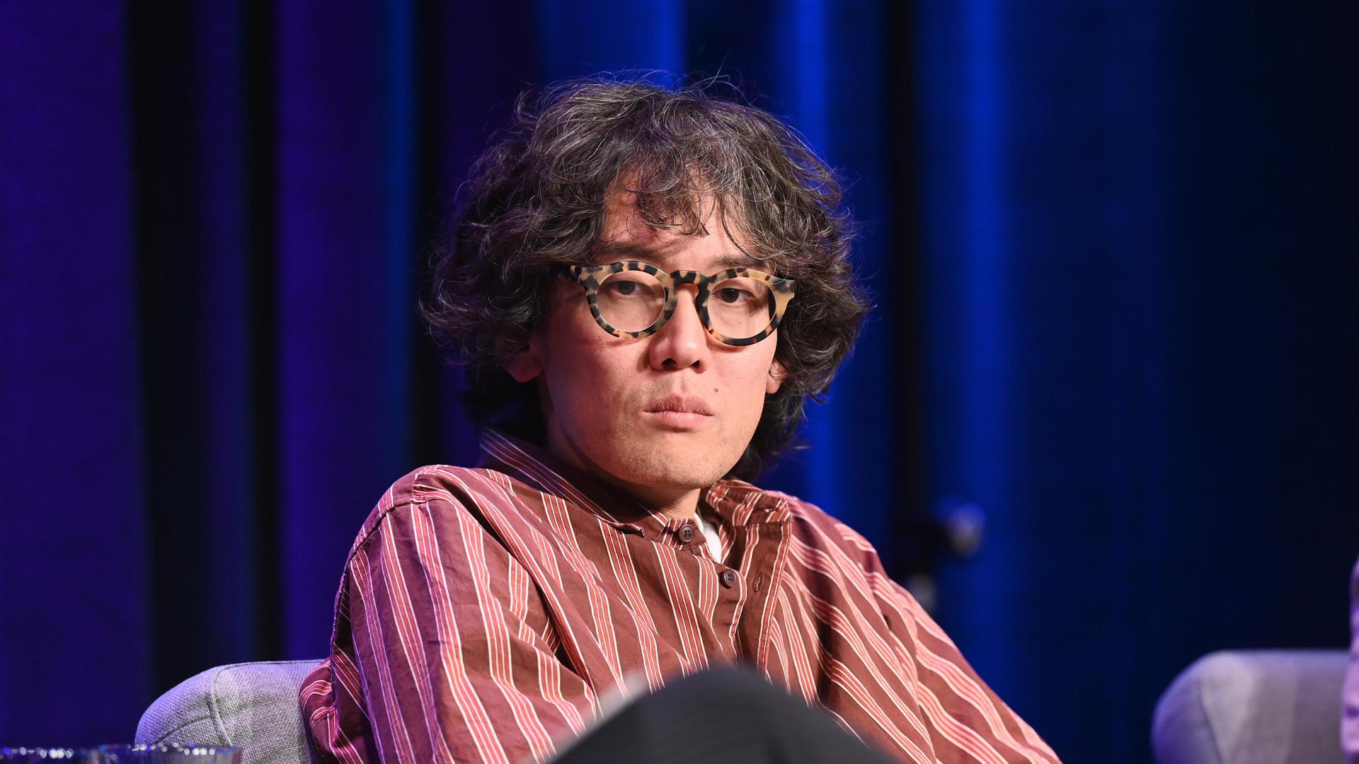 Der japanische Philosoph und Politökonom Kohei Saito spricht auf der Phil.Cologne, ein internationales Fest für Philosophie Der japanische Philosoph und Politökonom Kohei Saito spricht auf der Phil.Cologne, ein internationales Fest für Philosophie