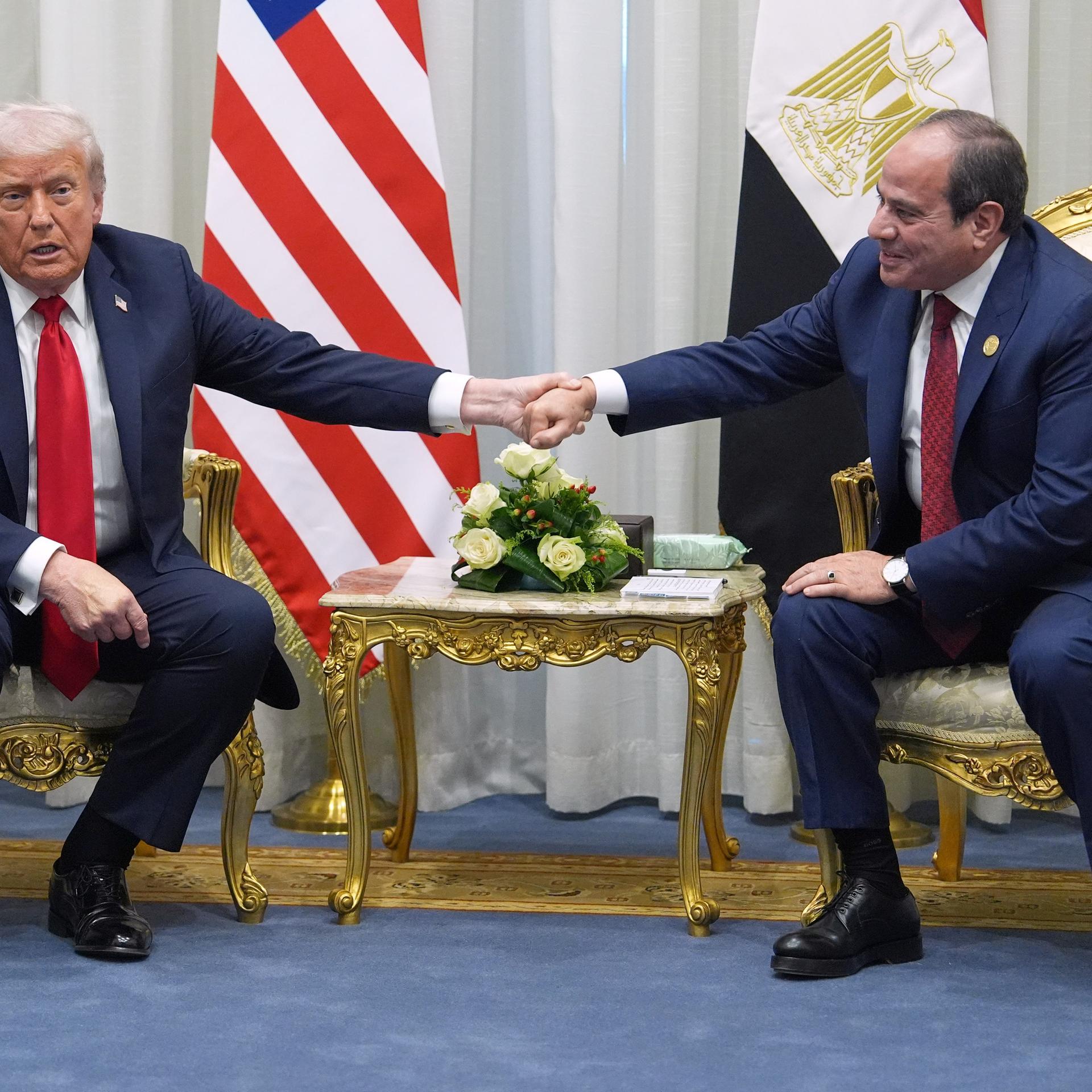 Nahost - Trump zu Gipfel in Scharm el-Scheich eingetroffen