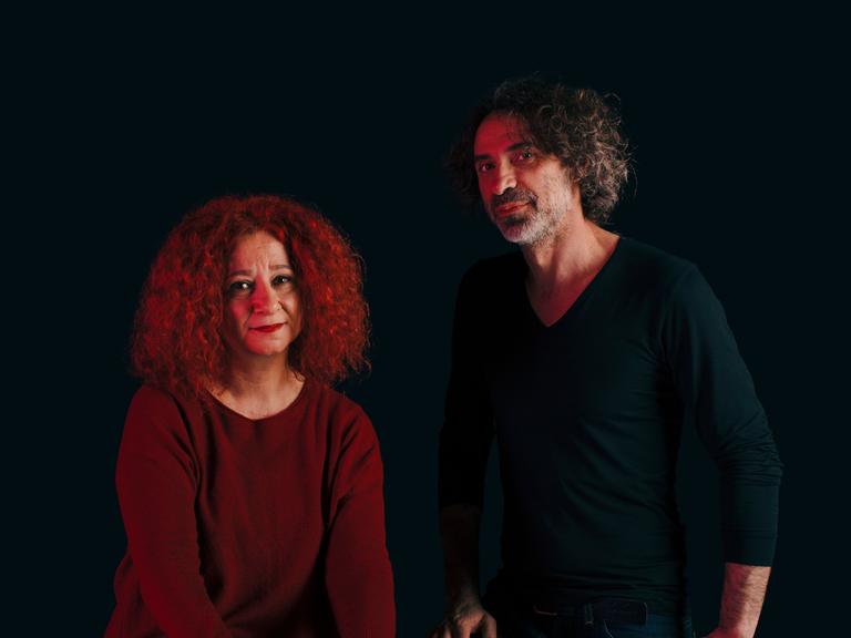 Das Künstler*innen Duo Lina Majdalanie und Rabih Mroué