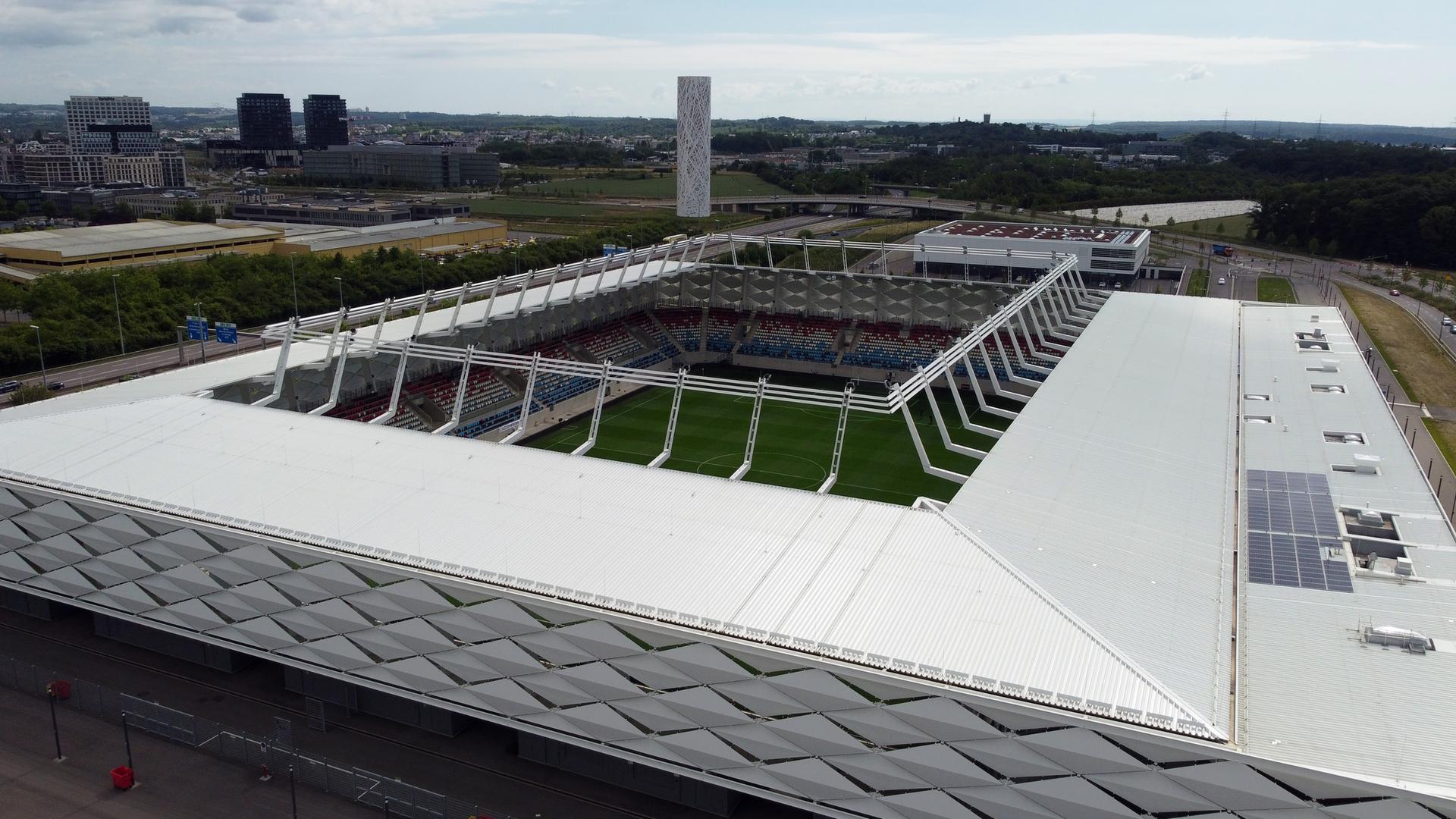 Im Stade de Luxembourg gibt es nur Sitzplätze.