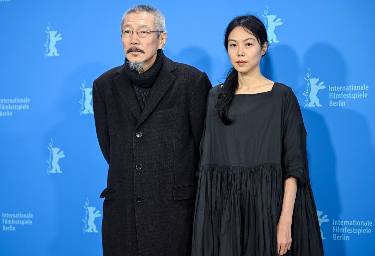 Regisseur Hong Sang-soo und Schauspielerin Kim Minhee bei der Berlinale