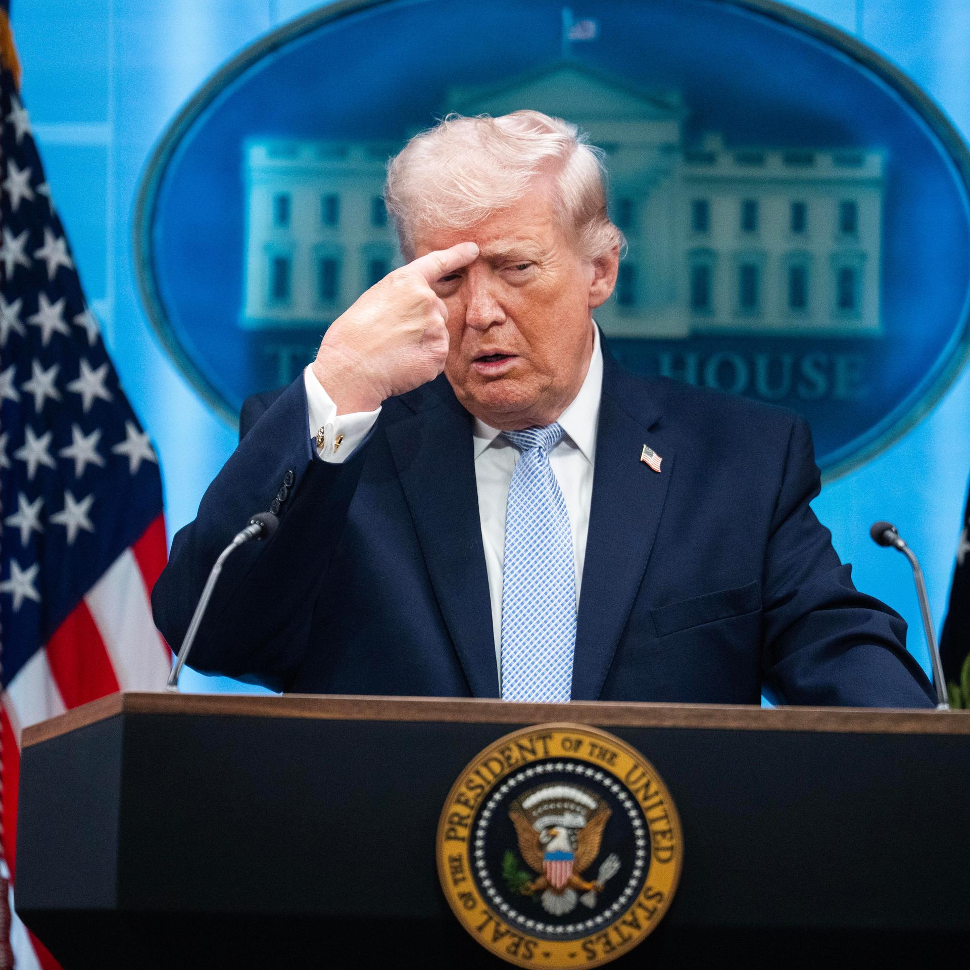 Iran-Krieg - Trumps Drohung klingt wie ein Hilferuf