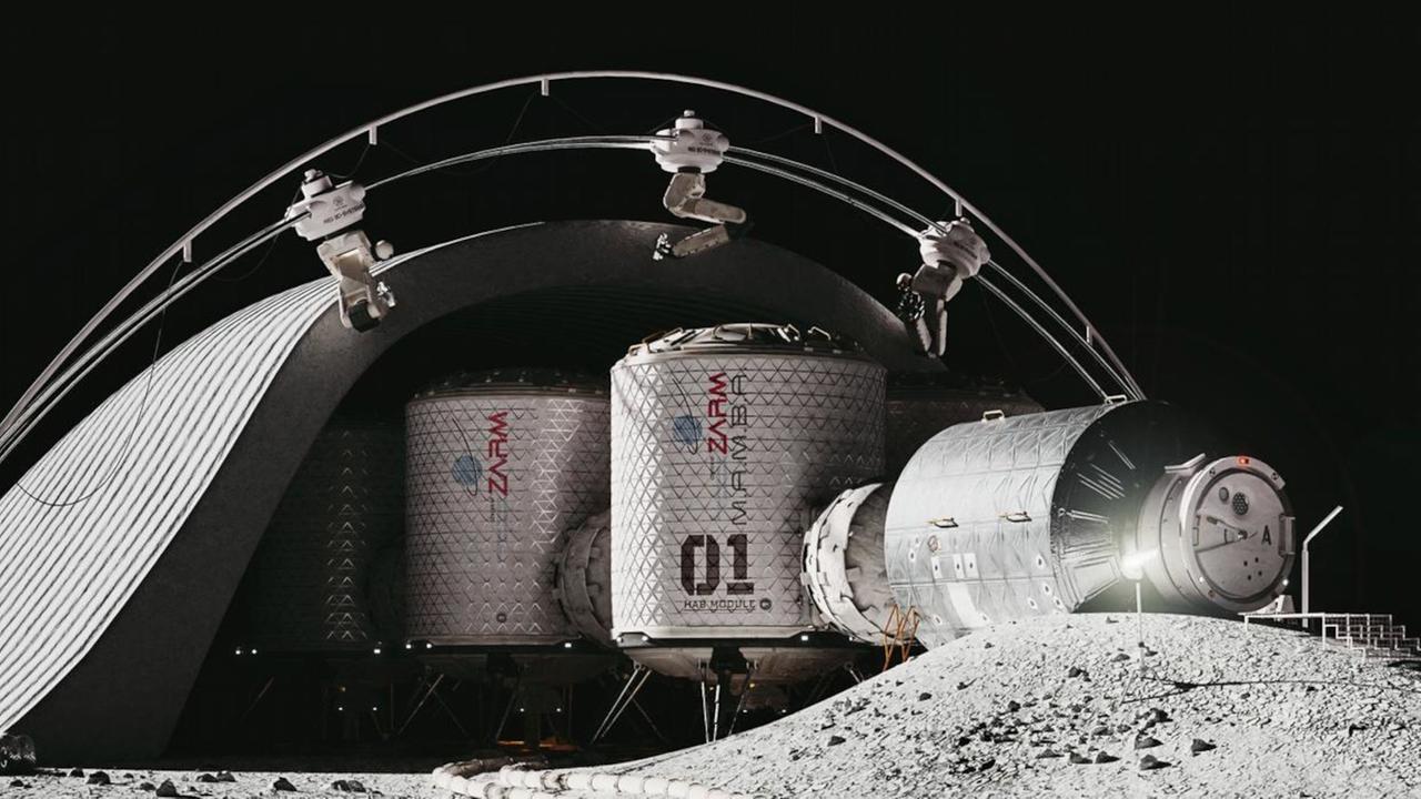 Noch ist es reine Fantasie, aber schon in etwa zehn Jahren könnten Menschen auf dem Mond geeignete Stationen brauchen. (ZARM)
	
