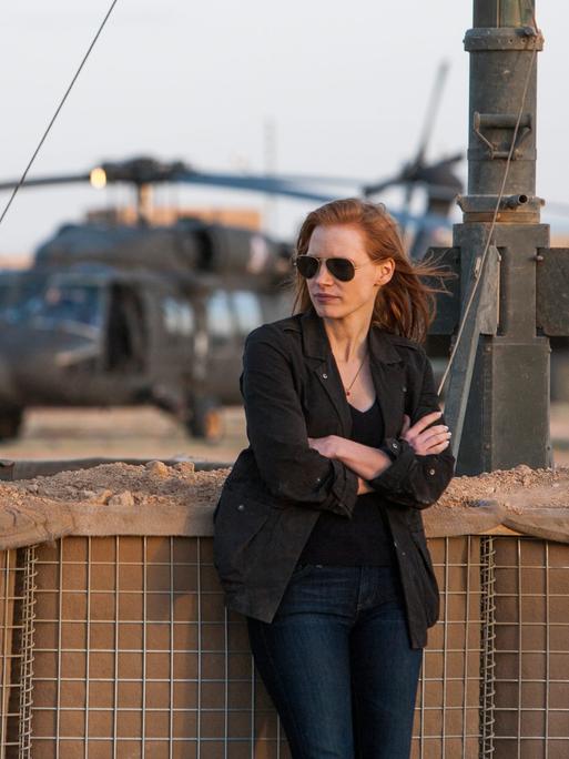 ZERO DARK THIRTY, Jessica Chastain, 2012, ph: Jonathan Olley/Â©Columbia Pictures/courtesy Everett Col