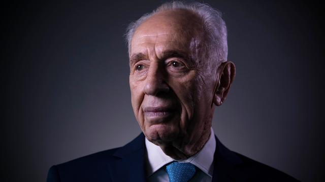 Israels ehemaliger Präsident Schimon Peres im Porträt