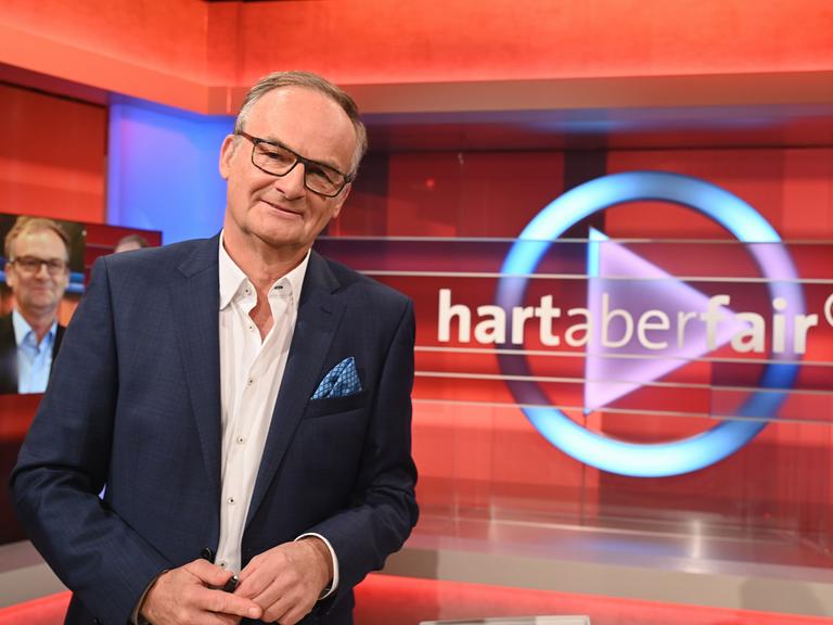 Moderator Frank Plasberg in der letzten ARD Talkshow "Hart aber Fair".