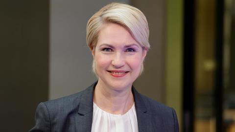 Porträt von Manuela Schwesig, Bundesrats-Präsidentin und Ministerpräsidentin von Mecklenburg-Vorpommern, 01.11.2023.