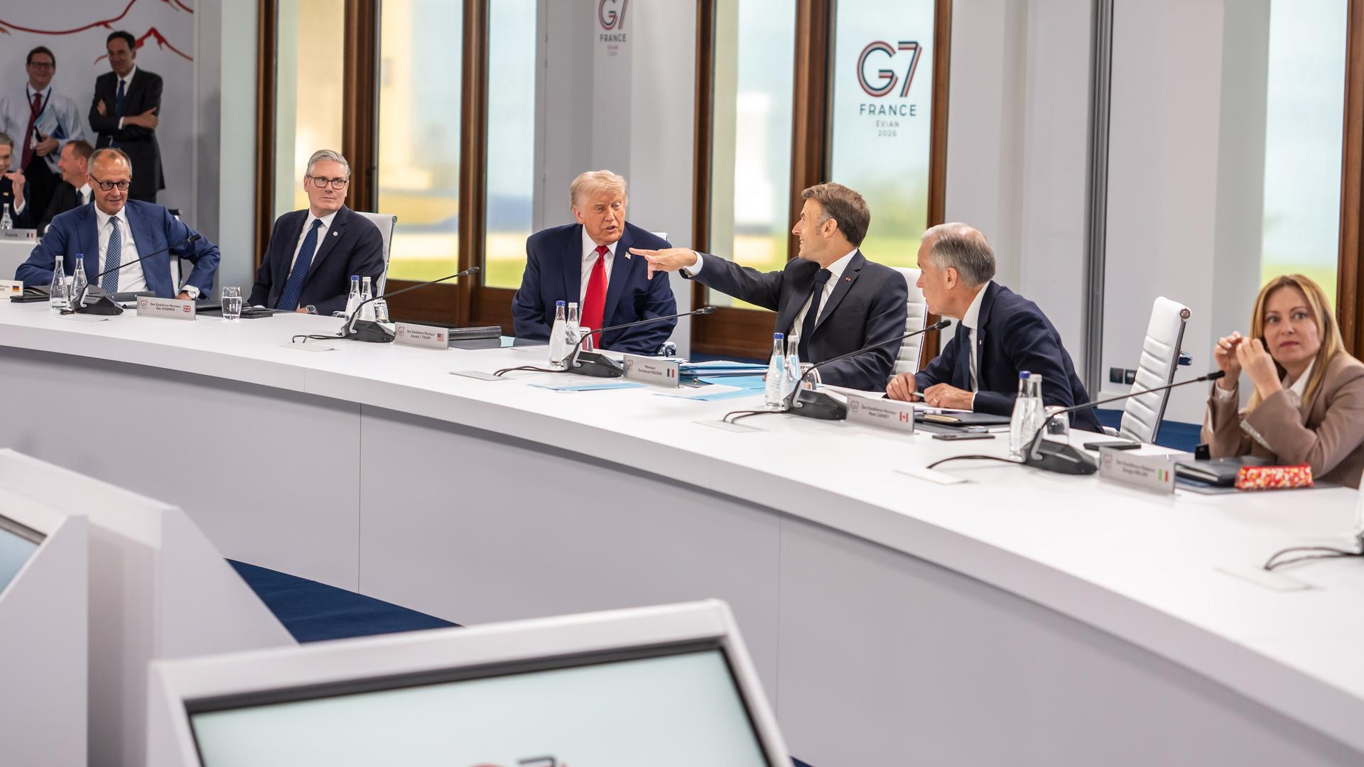 Evian - G7-Staaten beraten über Stärkung der Weltwirtschaft und Künstliche Intelligenz