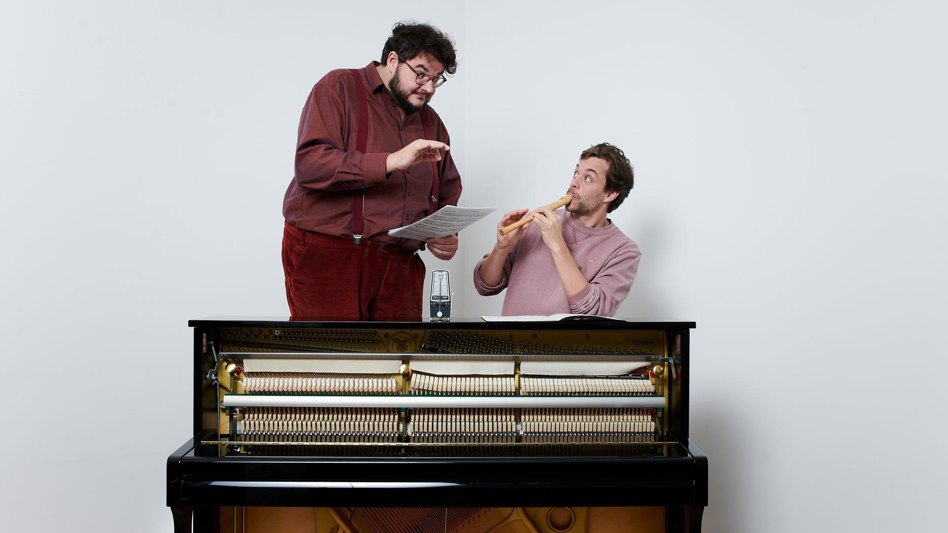 Axel Ranisch und Gastmoderator Tobias Krell Axel Ranisch und Gastmoderator Tobias Krell