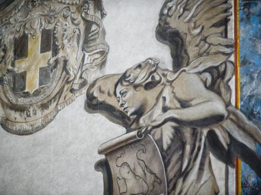 Bei der Restauration der Basilika San Lorenzo in Lucina wurde ein Engel mit dem Gesicht von Italians Premierministerin ausgestattet. 02.02.2026
 
Credit: