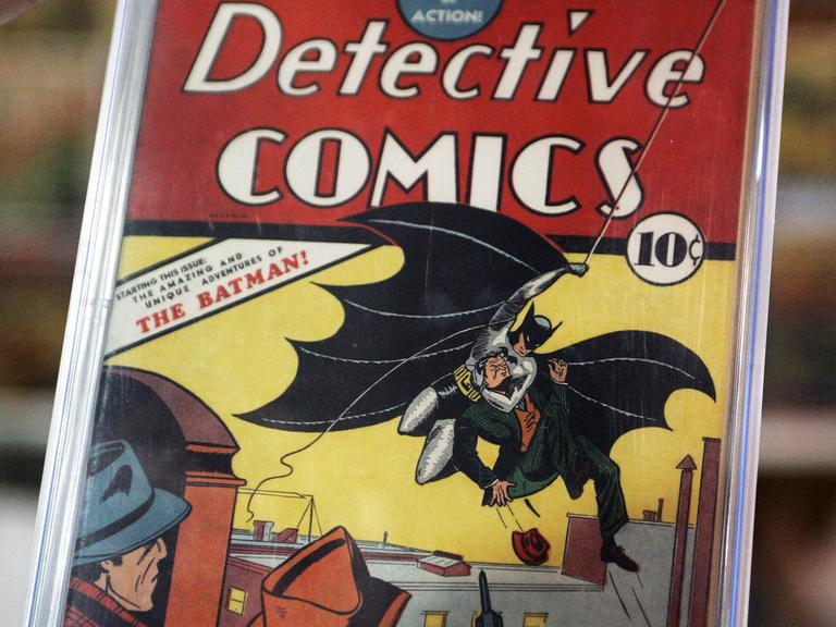 Das Cover der 27. Ausgabe der Detective Comics Reihe, von Mai 1939. Auf dem Cover: Batman.