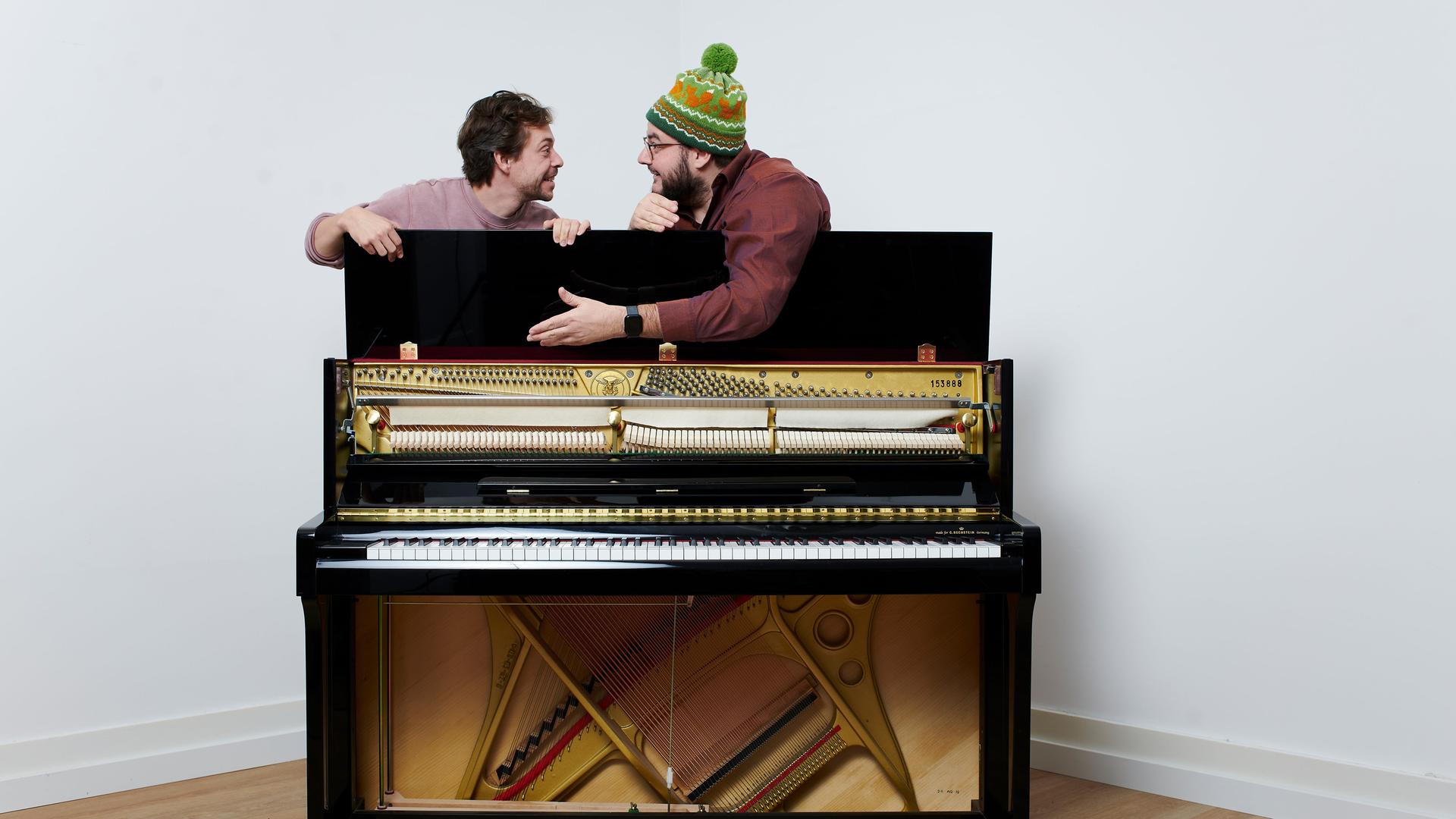 Axel Ranisch und Gastmoderator Tobias Krell Axel Ranisch und Gastmoderator Tobias Krell