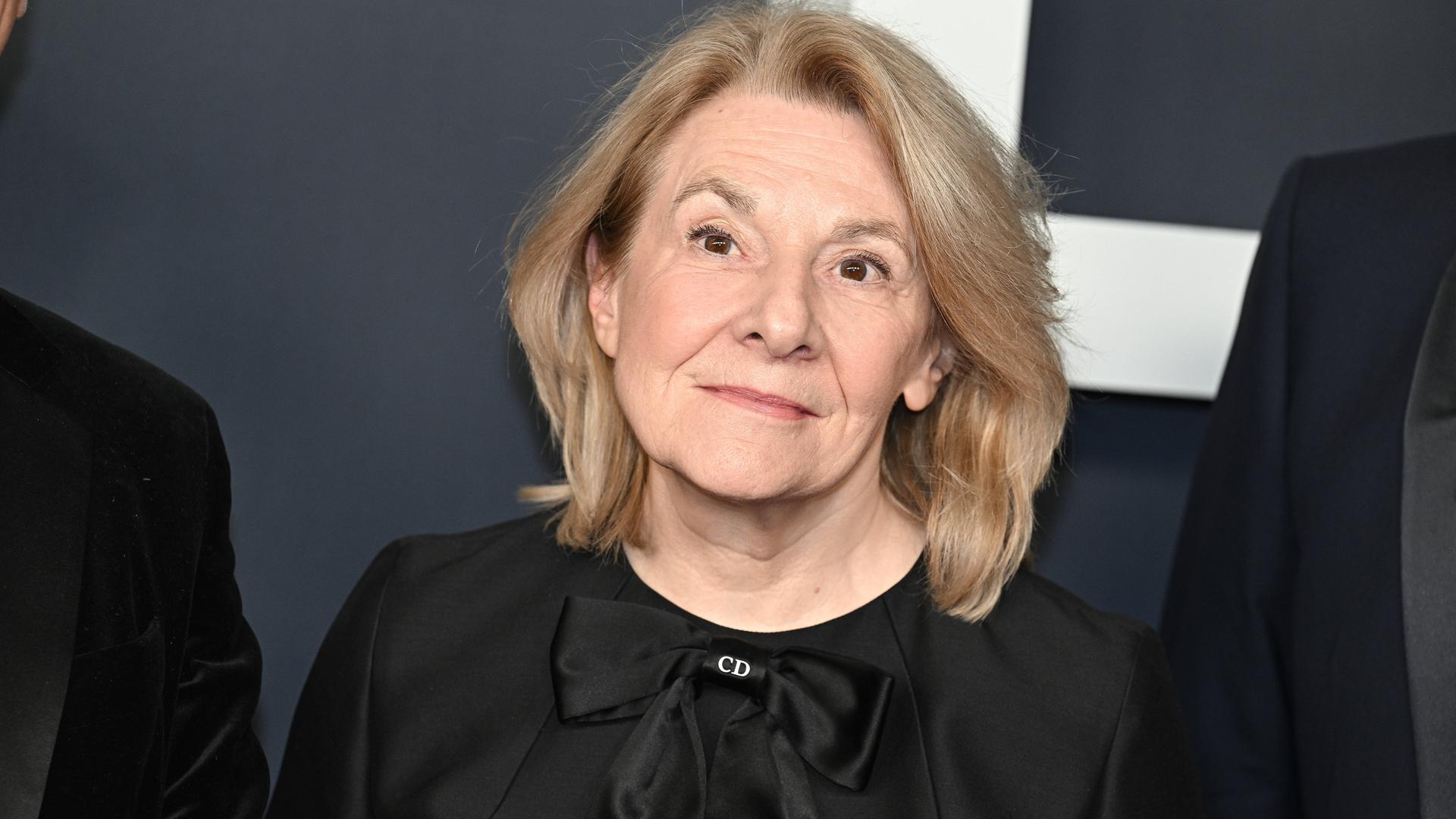 Die neu ernannte französische Kulturministerin Catherine Pégard bei ihrer Ankunft zur Verleihung der César-Filmpreise 2026