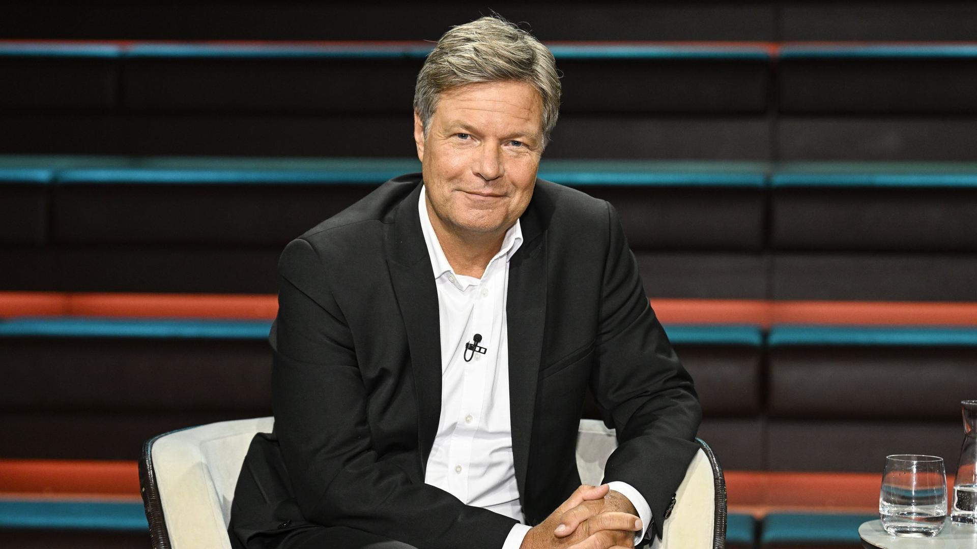 Ex-Wirtschaftsminister Robert Habeck (Grüne) zu Gast bei der ZDF-Talkshow "Markus Lanz", Sendung vom 27. August 2025.