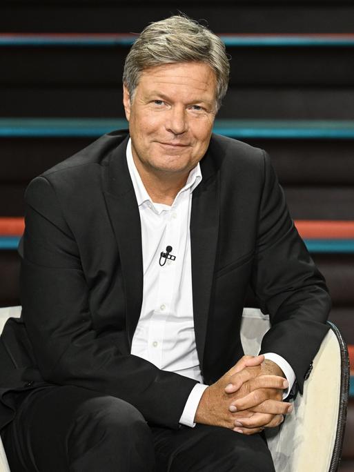 Ex-Wirtschaftsminister Robert Habeck (Grüne) zu Gast bei der ZDF-Talkshow "Markus Lanz", Sendung vom 27. August 2025.