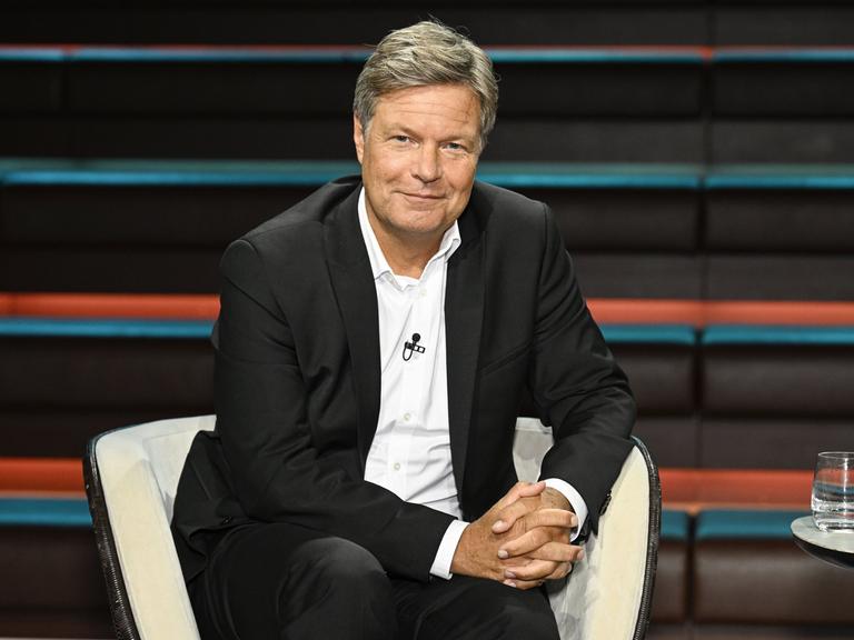 Ex-Wirtschaftsminister Robert Habeck (Grüne) zu Gast bei der ZDF-Talkshow "Markus Lanz", Sendung vom 27. August 2025.