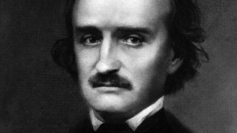 Porträt von Edgar Allan Poe (digital bearbeitet)