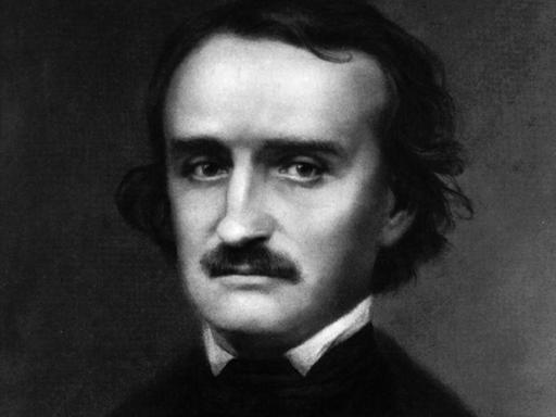 Porträt von Edgar Allan Poe (digital bearbeitet)