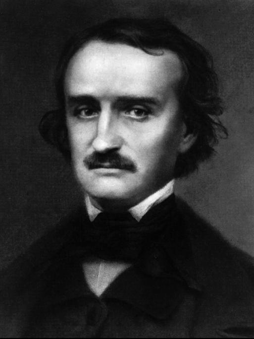 Porträt von Edgar Allan Poe (digital bearbeitet)