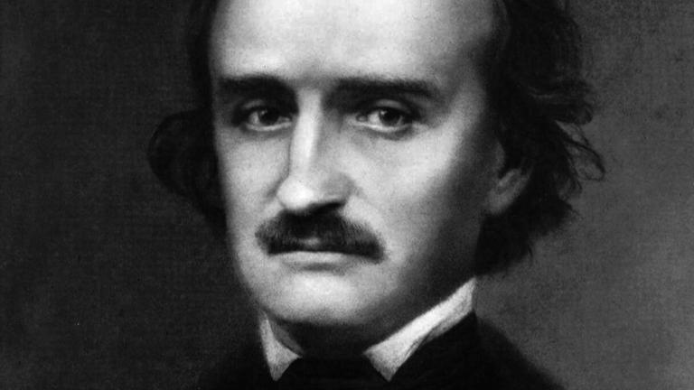 Porträt von Edgar Allan Poe (digital bearbeitet)