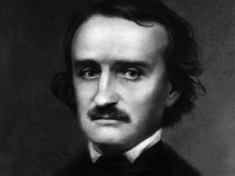 Porträt von Edgar Allan Poe (digital bearbeitet)