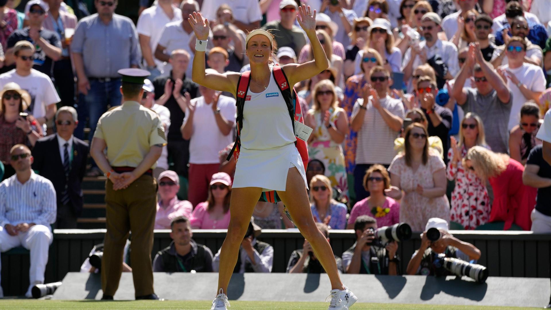 London, Wimbledon: Die deutsche Tennisspielerin Tatjana Maria ist im Halbfinale ausgeschieden.